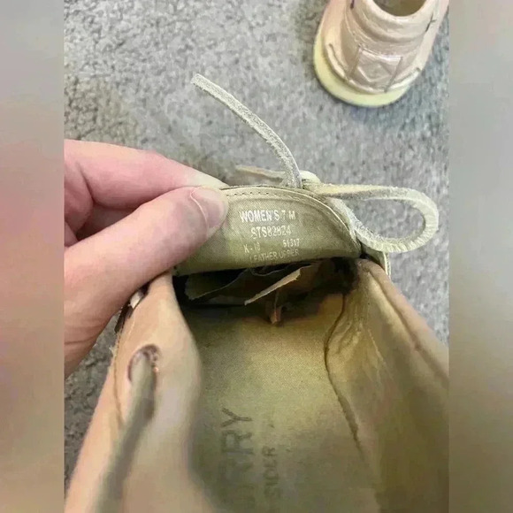 sperry rose gold loafers womens size 7 - Picture 3 of 7